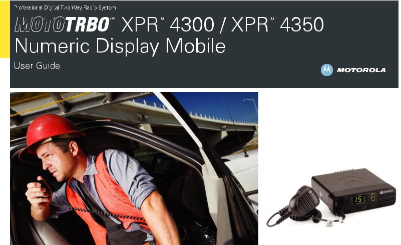 Motorola XPR 4300 user manual