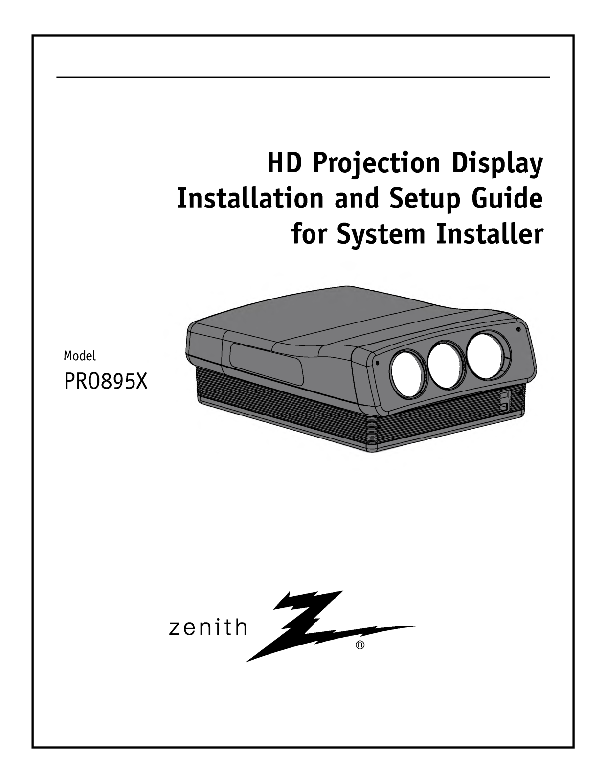 LG PRO895X User Manual