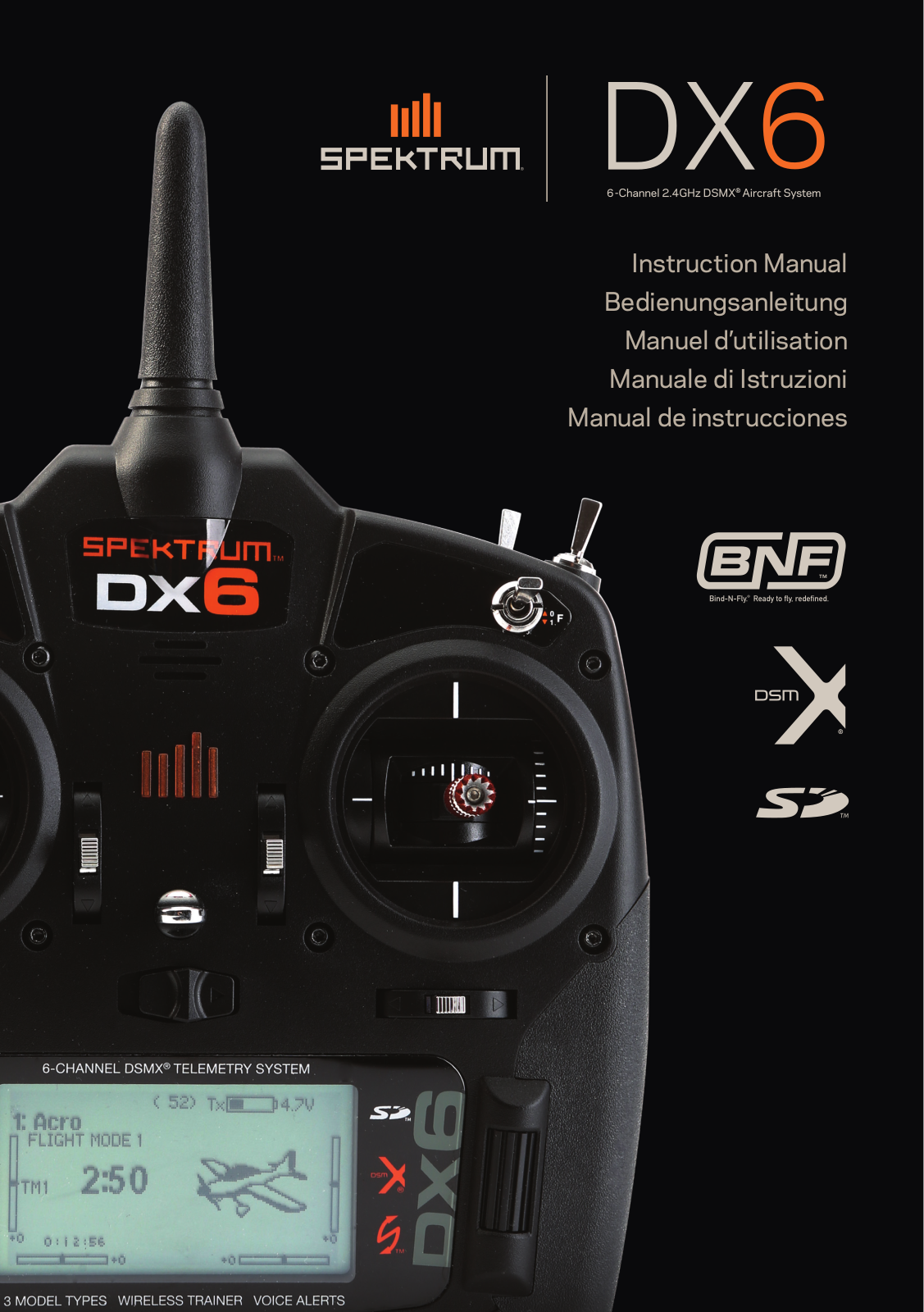 Spektrum DX6 User Manual