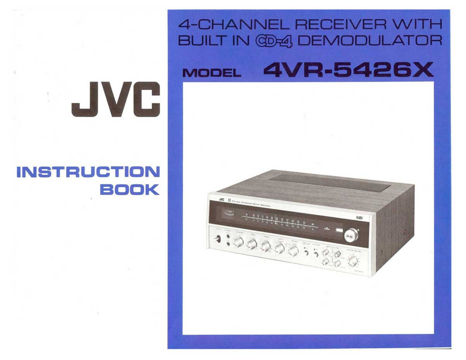 JVC 4-VR-5426-X Owners manual