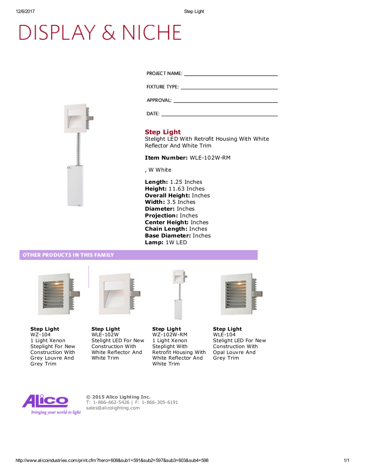Alico LED1830 Specifications - ManualMachine.com