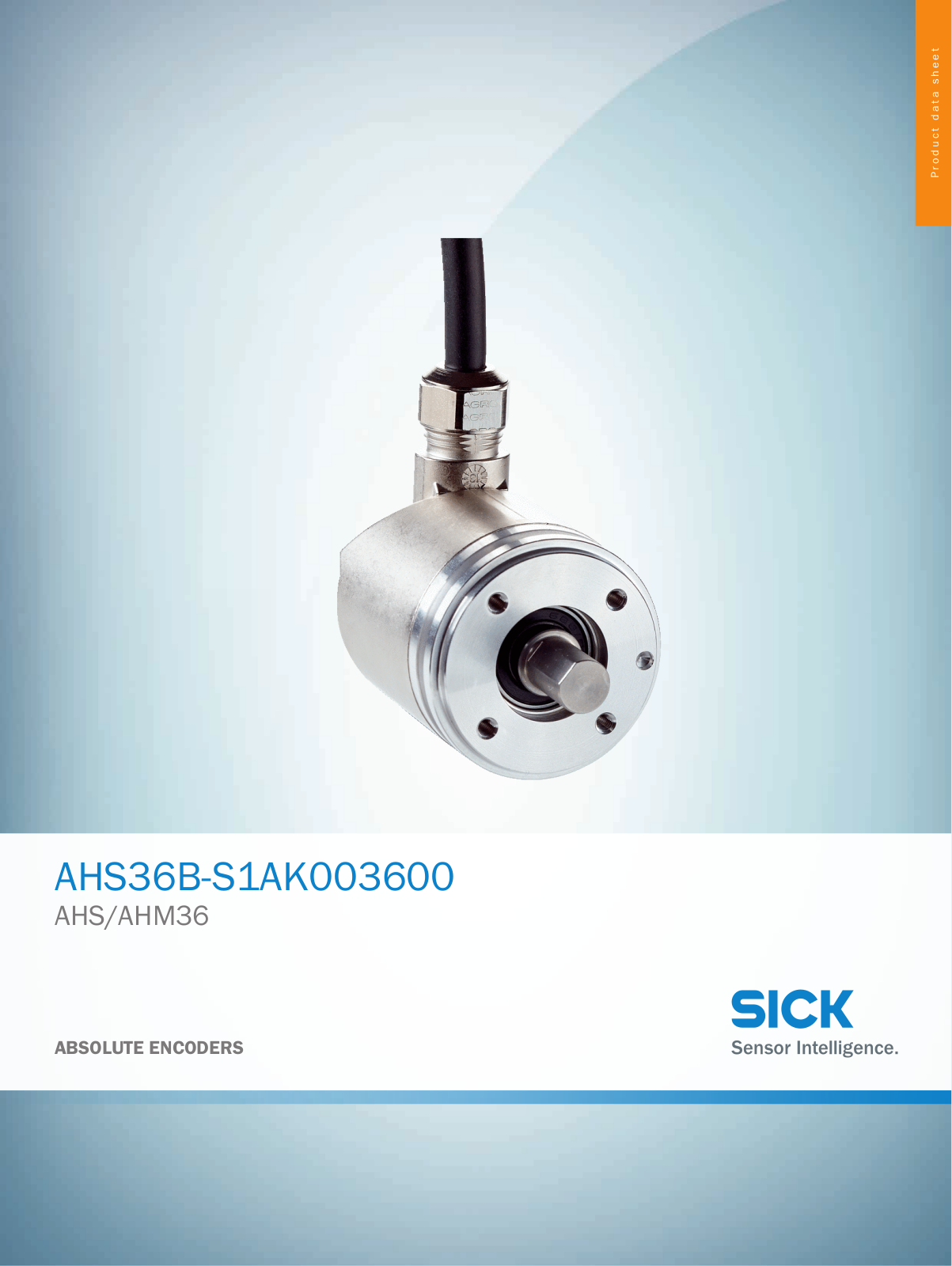 Sick AHS36B-S1AK003600 Data Sheet