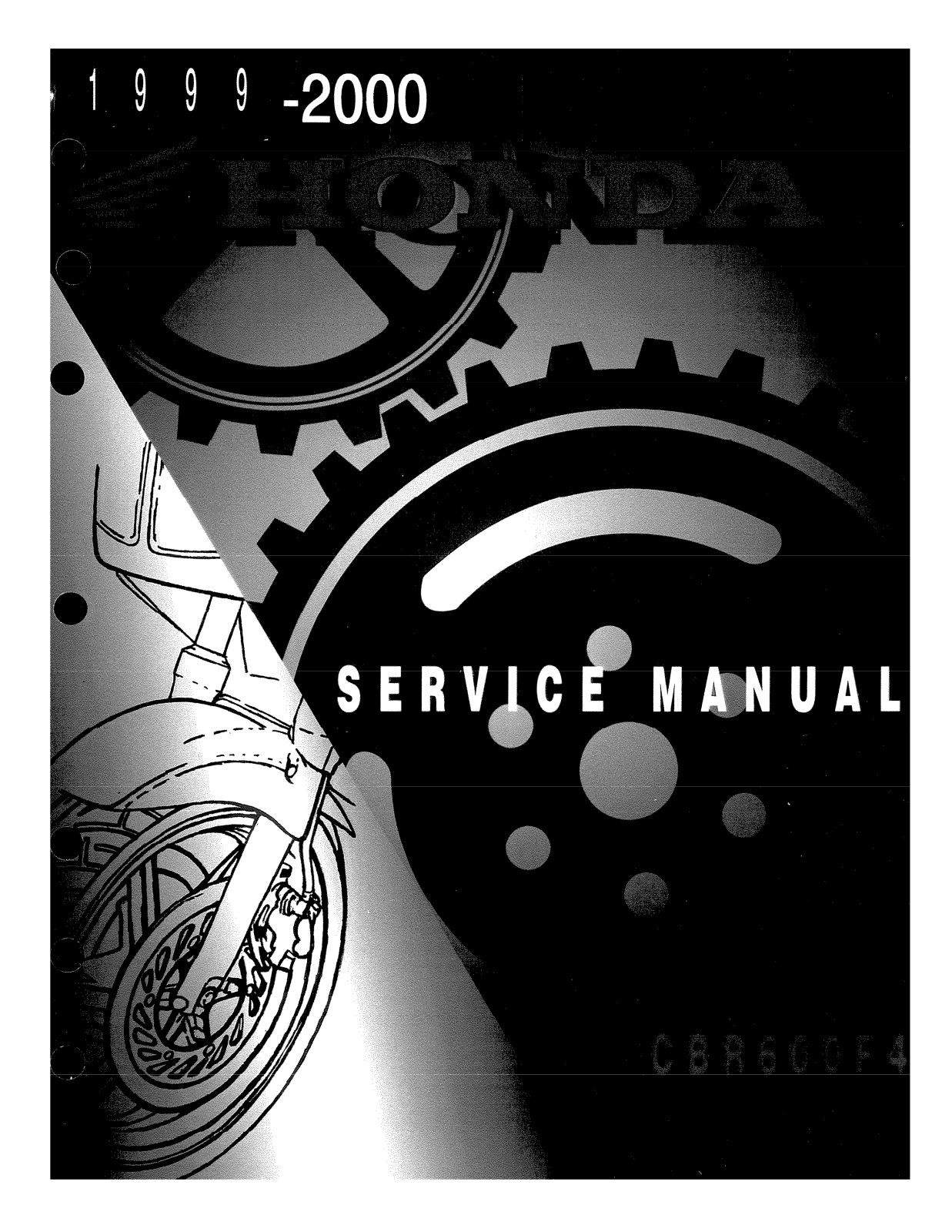 Honda CBR 600 F4 1999 2000 Service manual