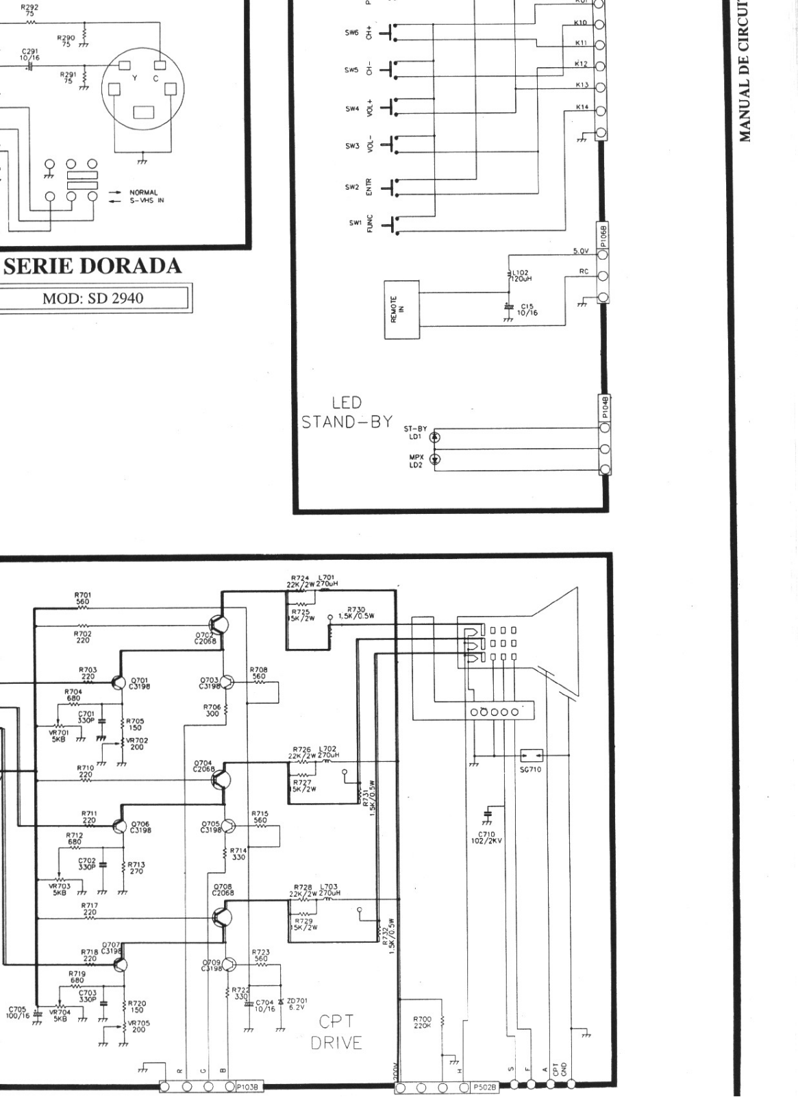 LG SD 2940 Diagram