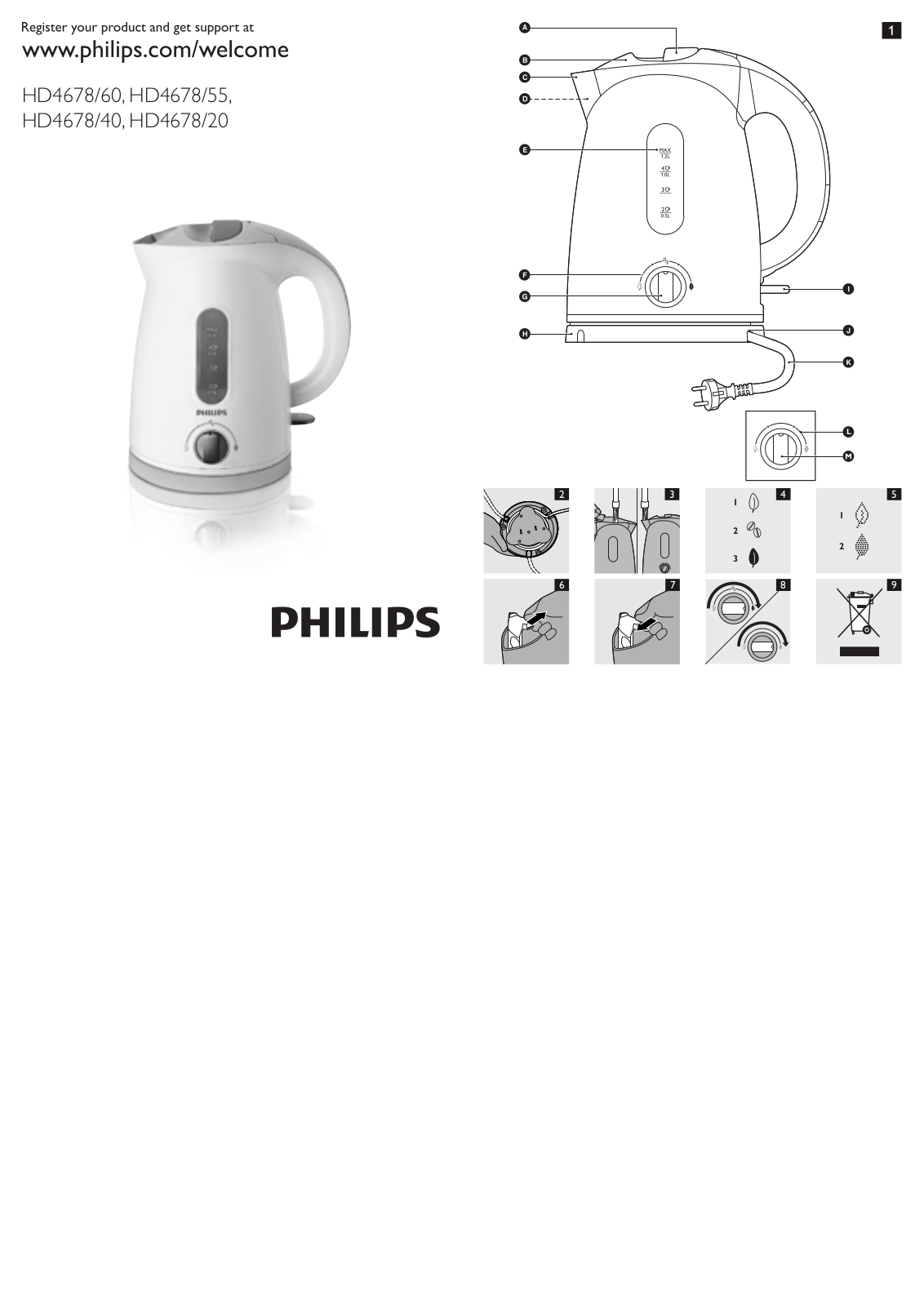 Philips HD 4678/40 User manual