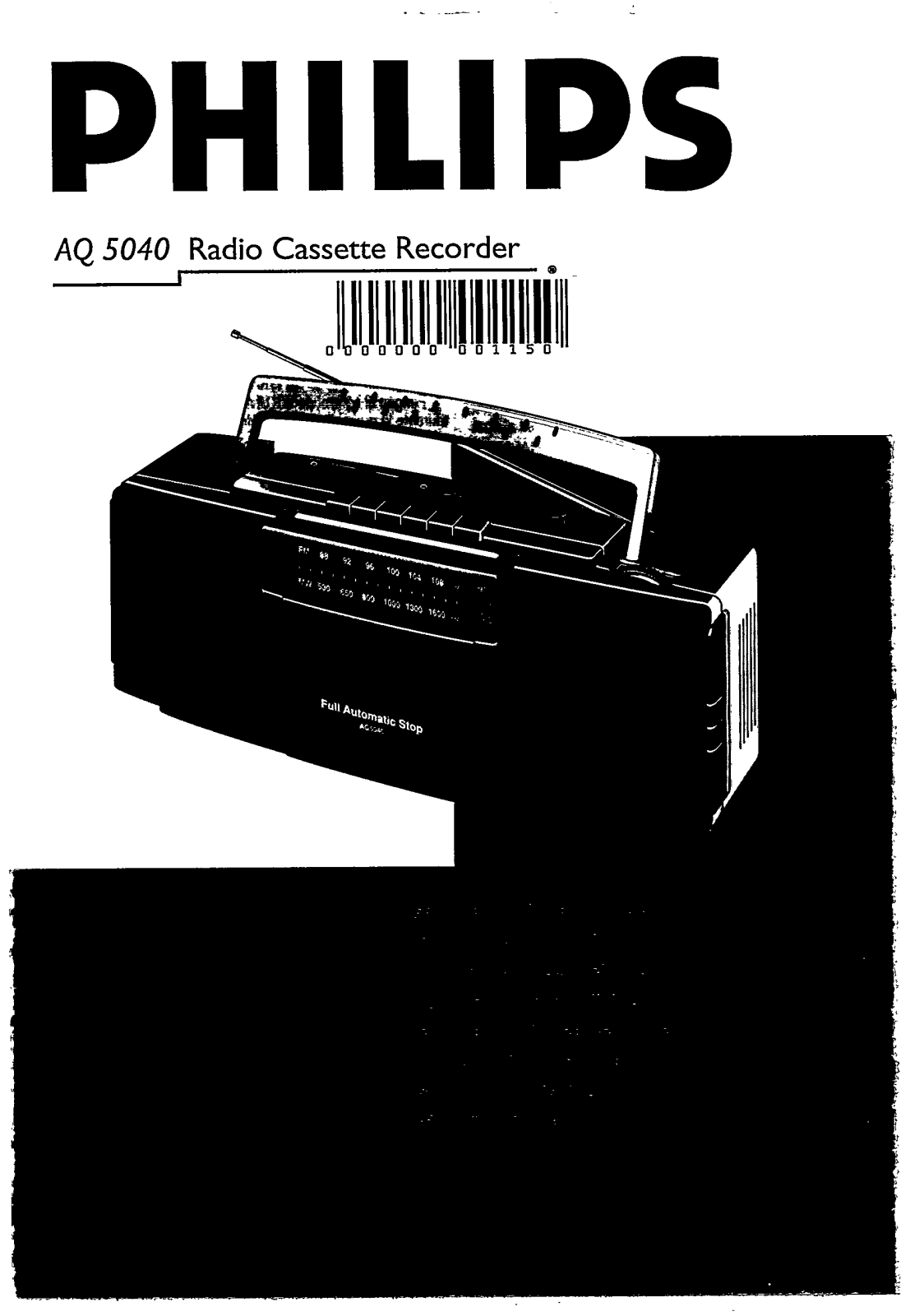 Philips AQ5040/20, AQ5040/20M, AQ5040/04M, AQ5040/04, AQ5040/01 User Manual