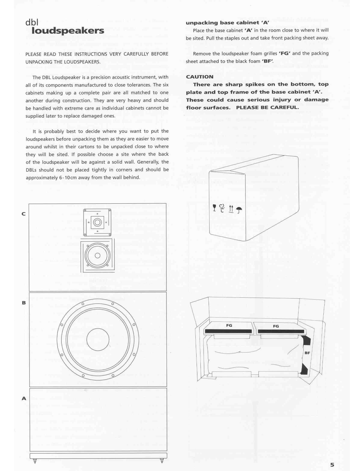 Naim Audio DBL Owners manual