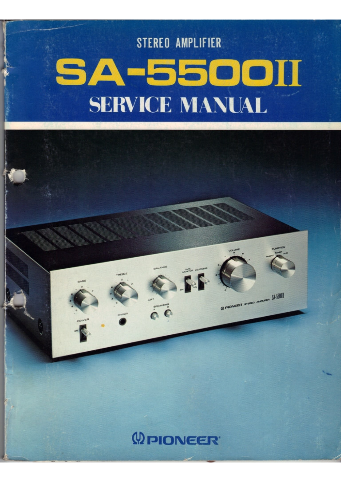 Pioneer SA-5500 Mk2 Service manual