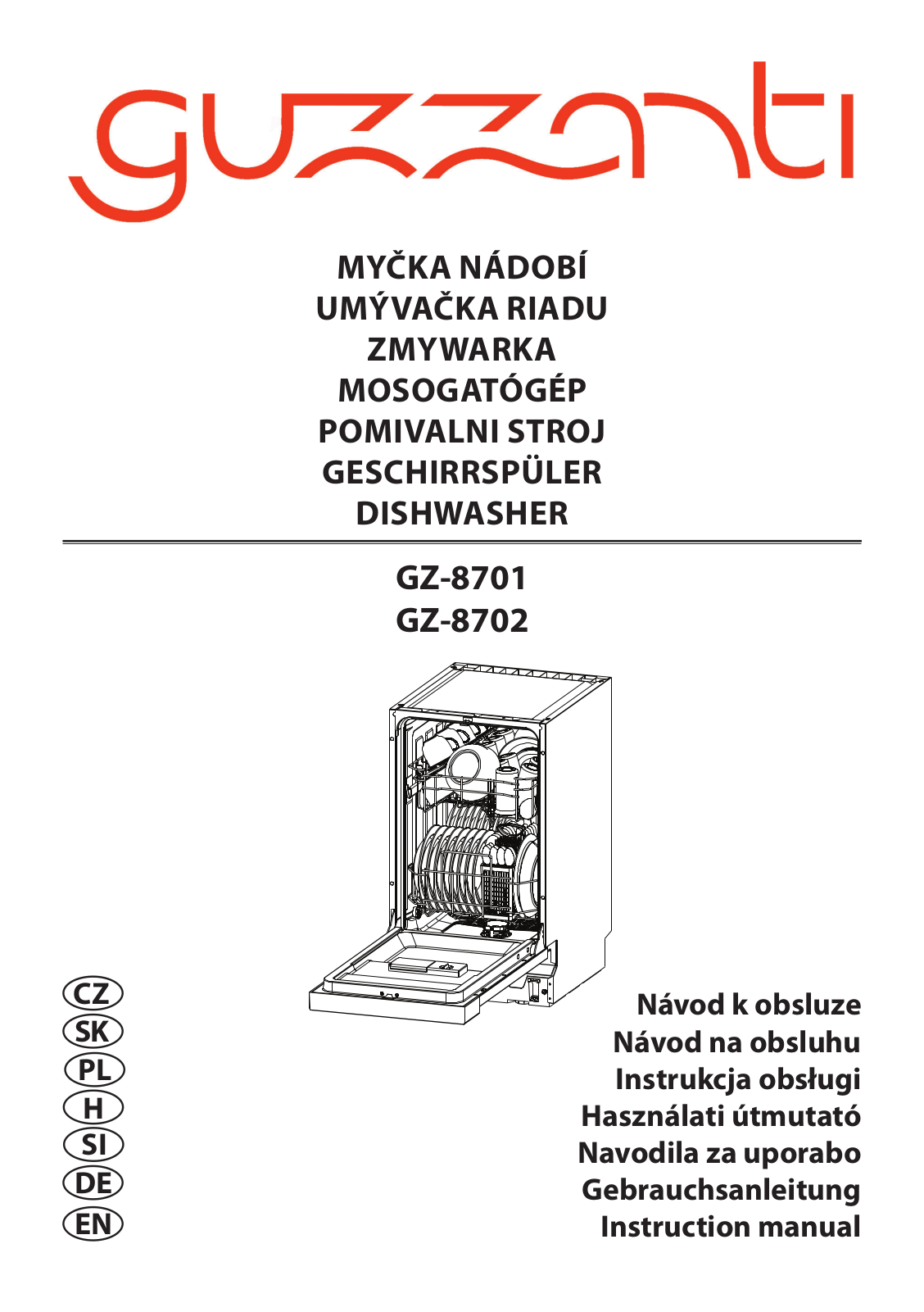 Guzzanti GZ 8701, GZ 8702 User Manual