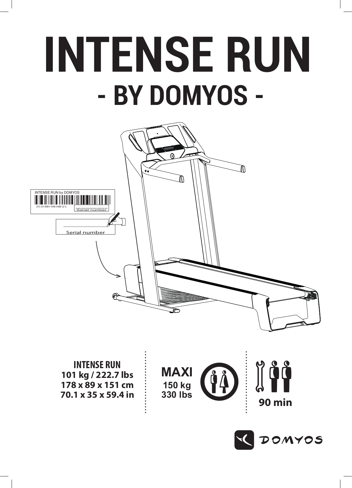 Domyos INTENSE RUN User Manual