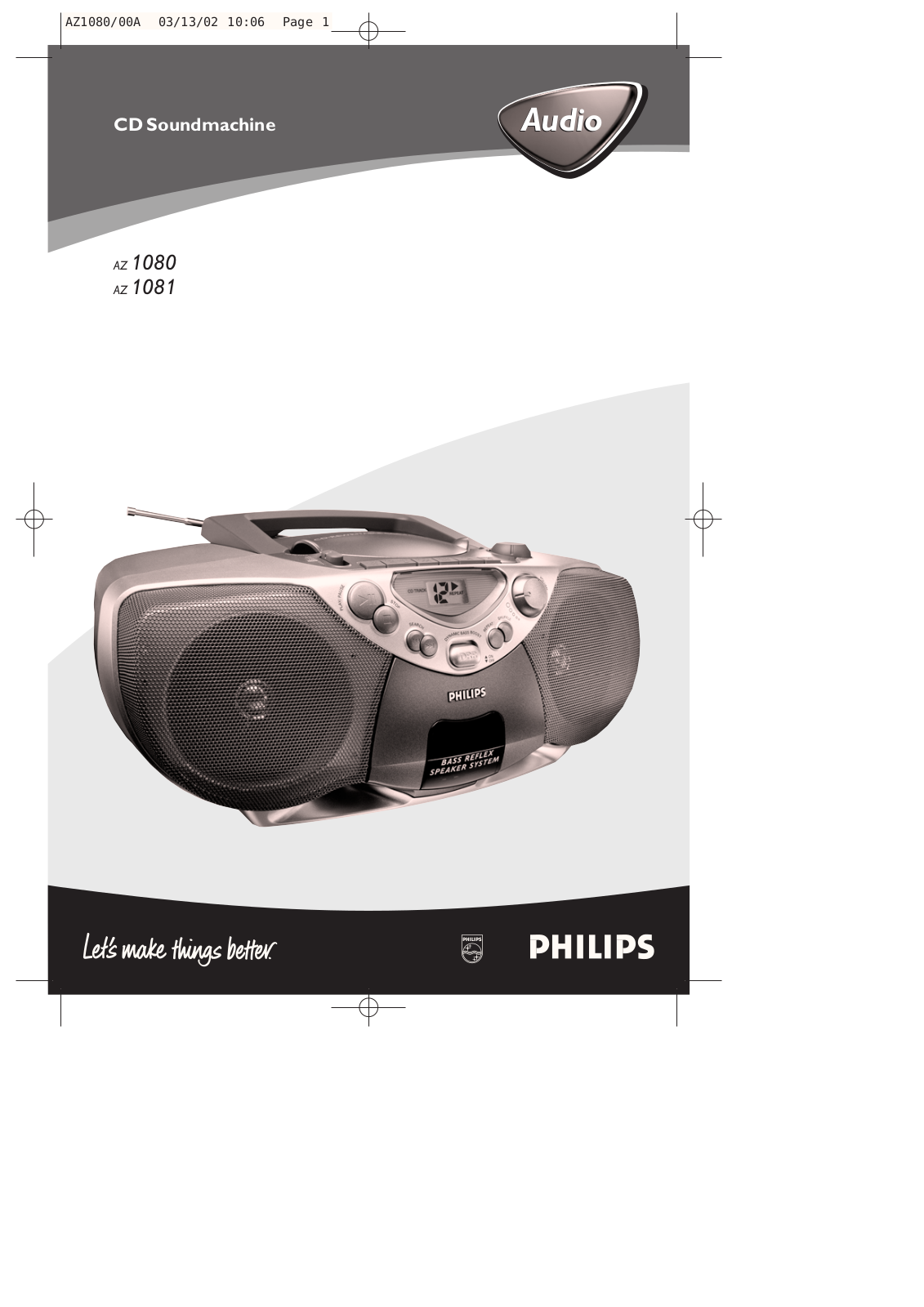 Philips AZ1080 User Manual