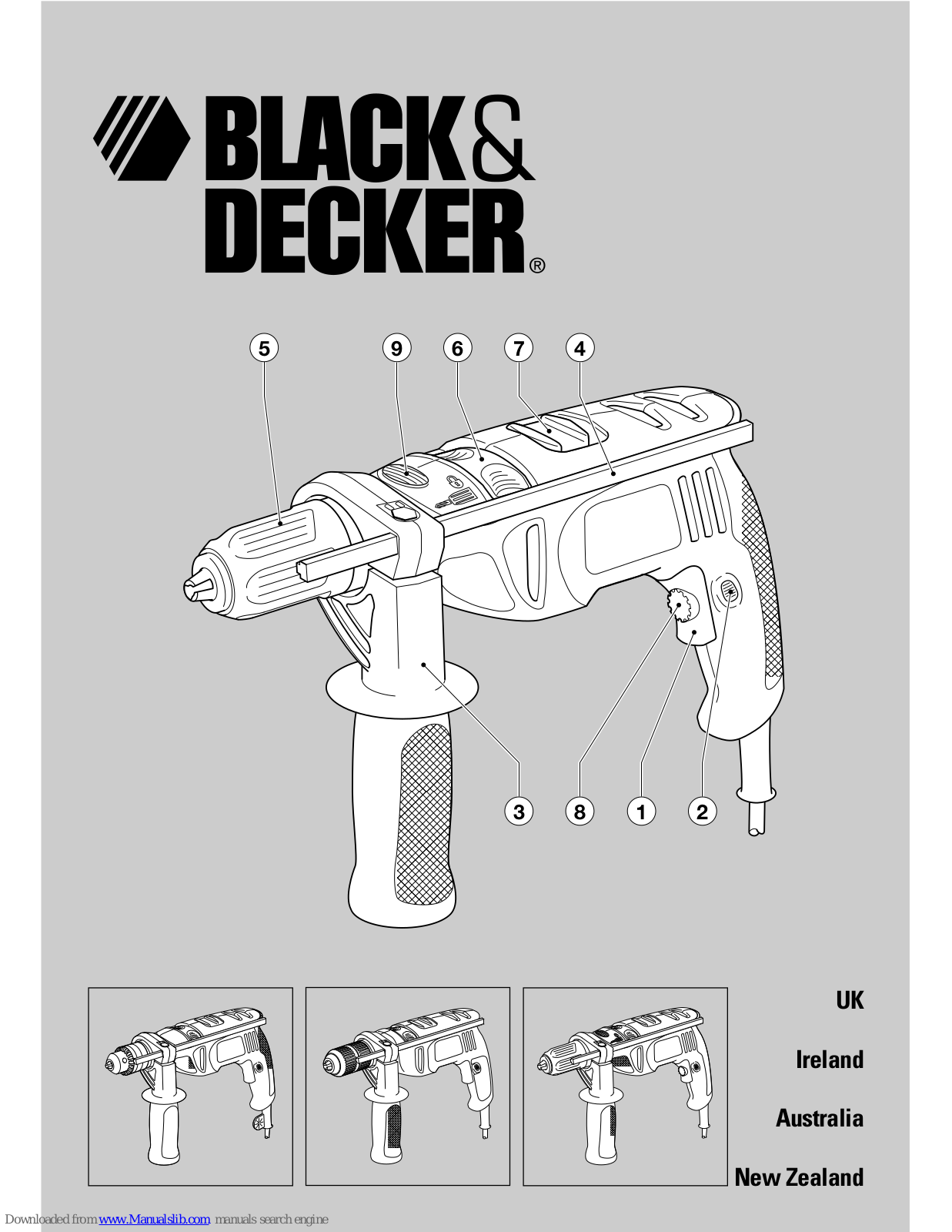 Black & Decker KR550, KR600, KR650, KR700 Instruction Manual