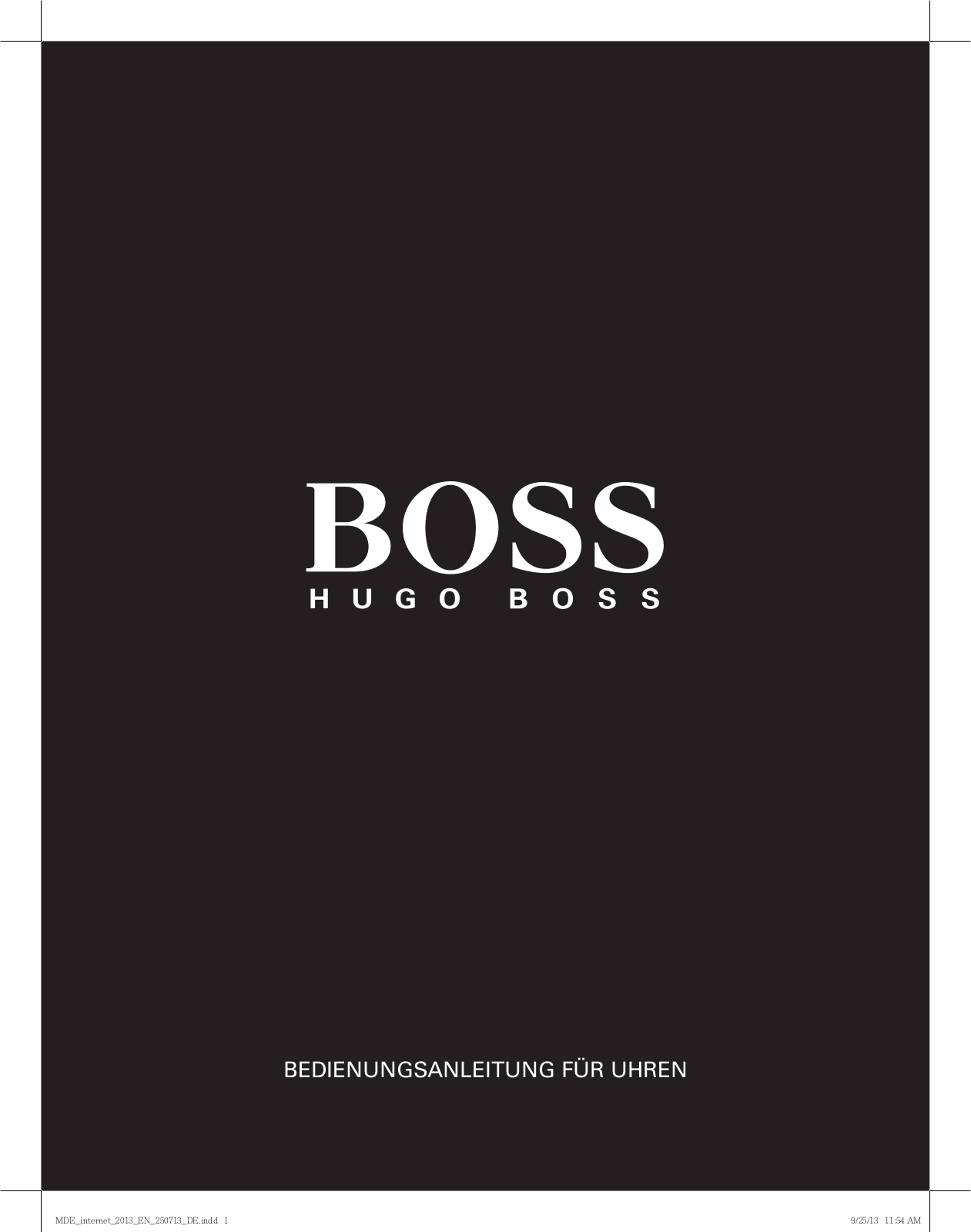 HUGO 1530130 operation manual