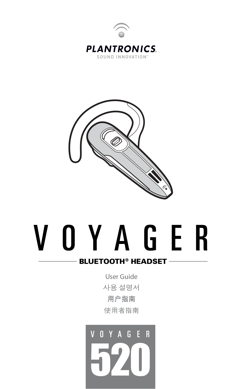 Plantronics VOYAGER 520 User Guide