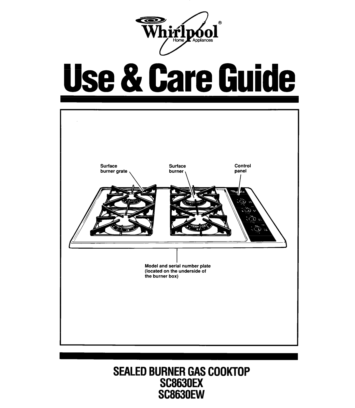 Whirlpool SC863OEW, SC863OEX User Manual