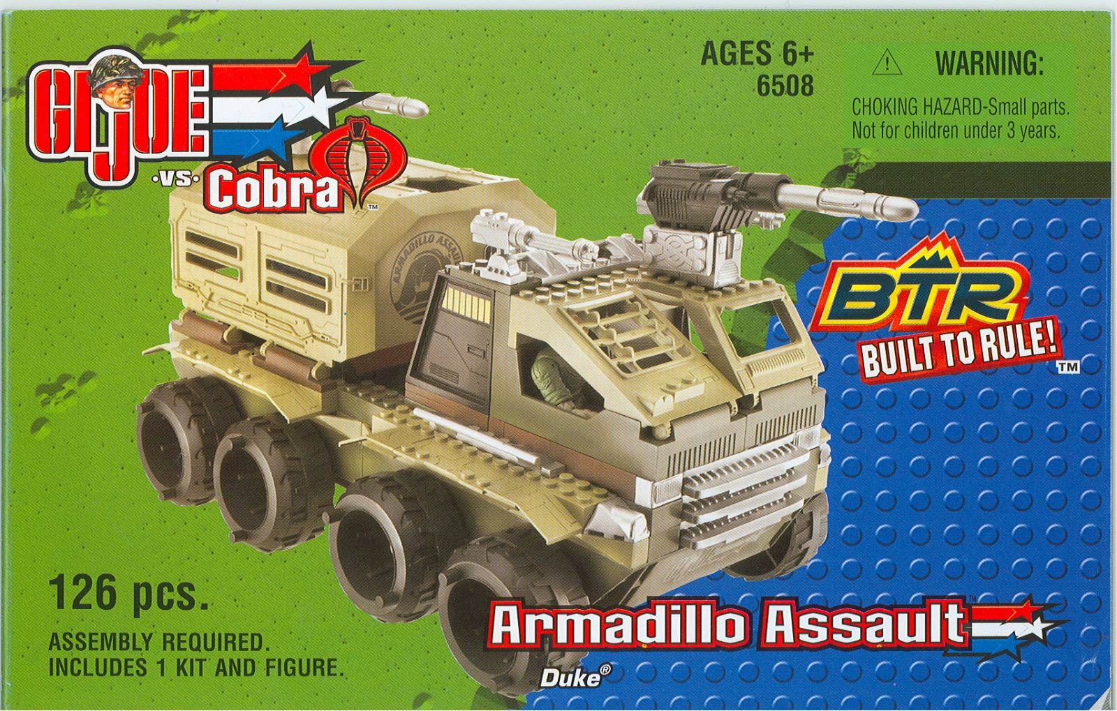 HASBRO Built to Rule GI Joe Armadillo Assault User Manual