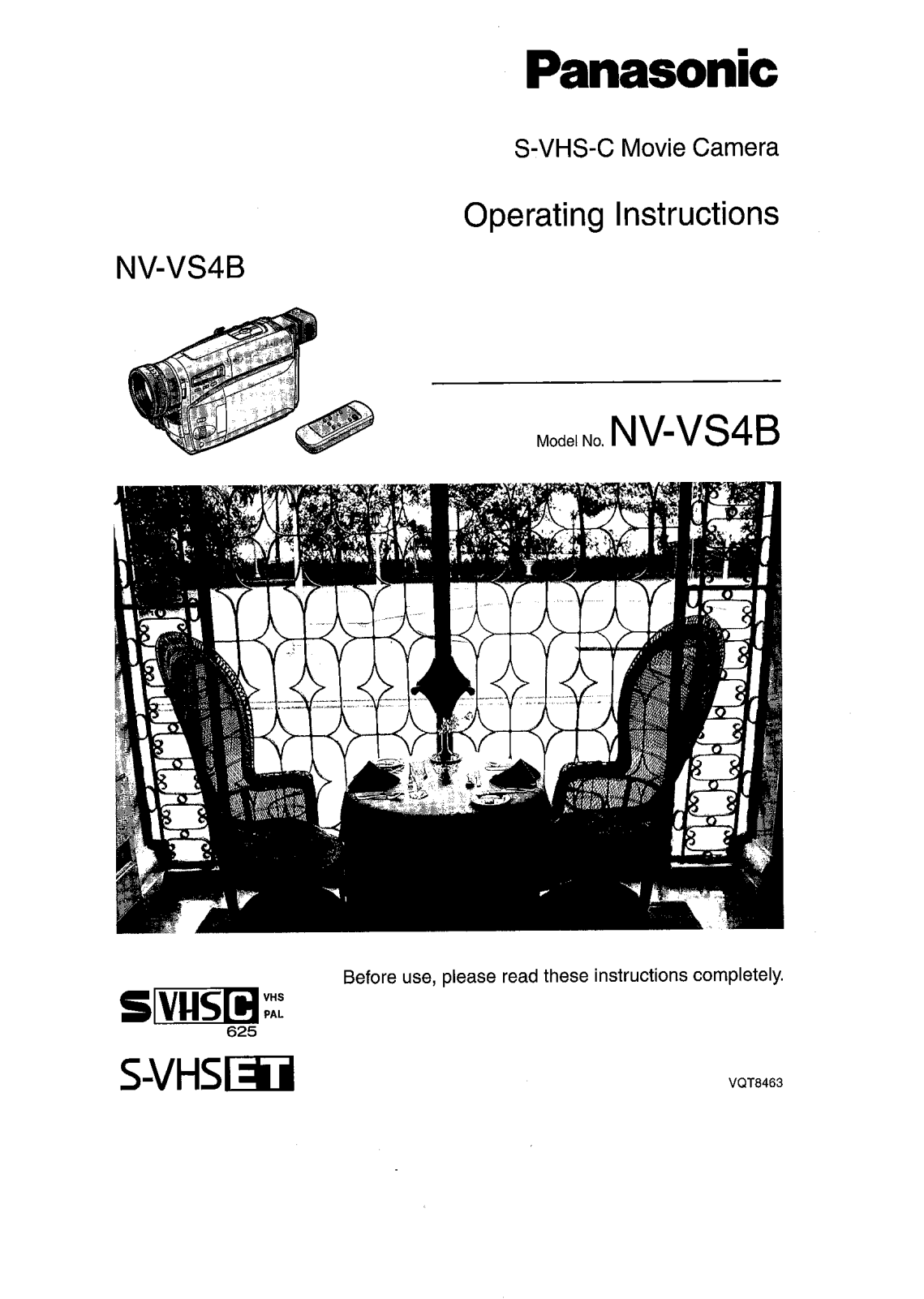 Panasonic NV-VS4B User Manual