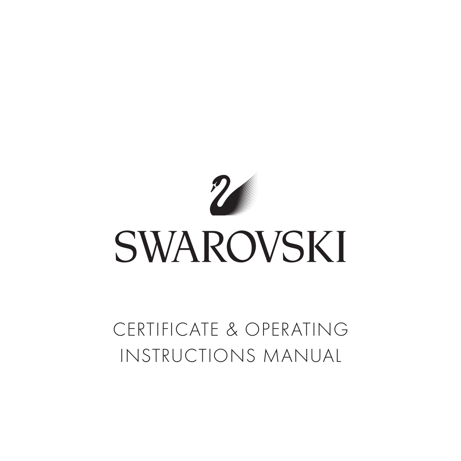 Swarovski CRYSTALLINE GLAM 5452462 operation manual