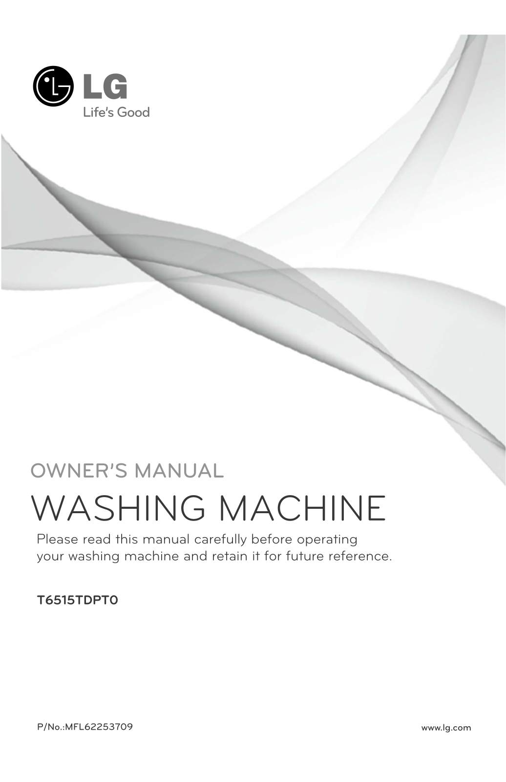 LG T6515TDPT0 Owner’s Manual