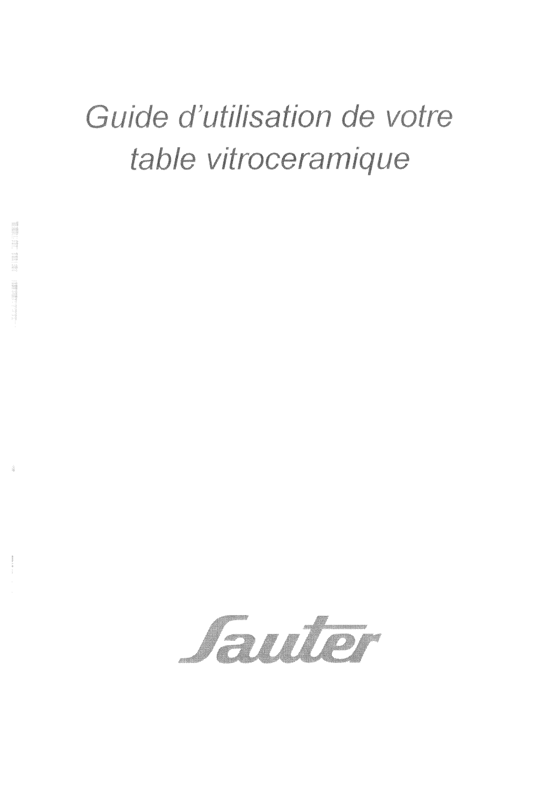 Sauter VE410N User Manual