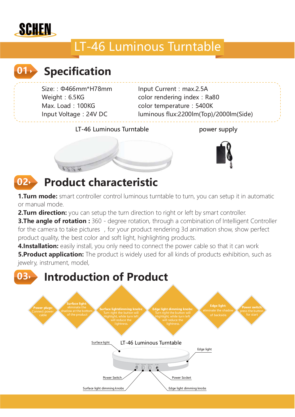 GuangDong Schen Investment LT 46 User Manual