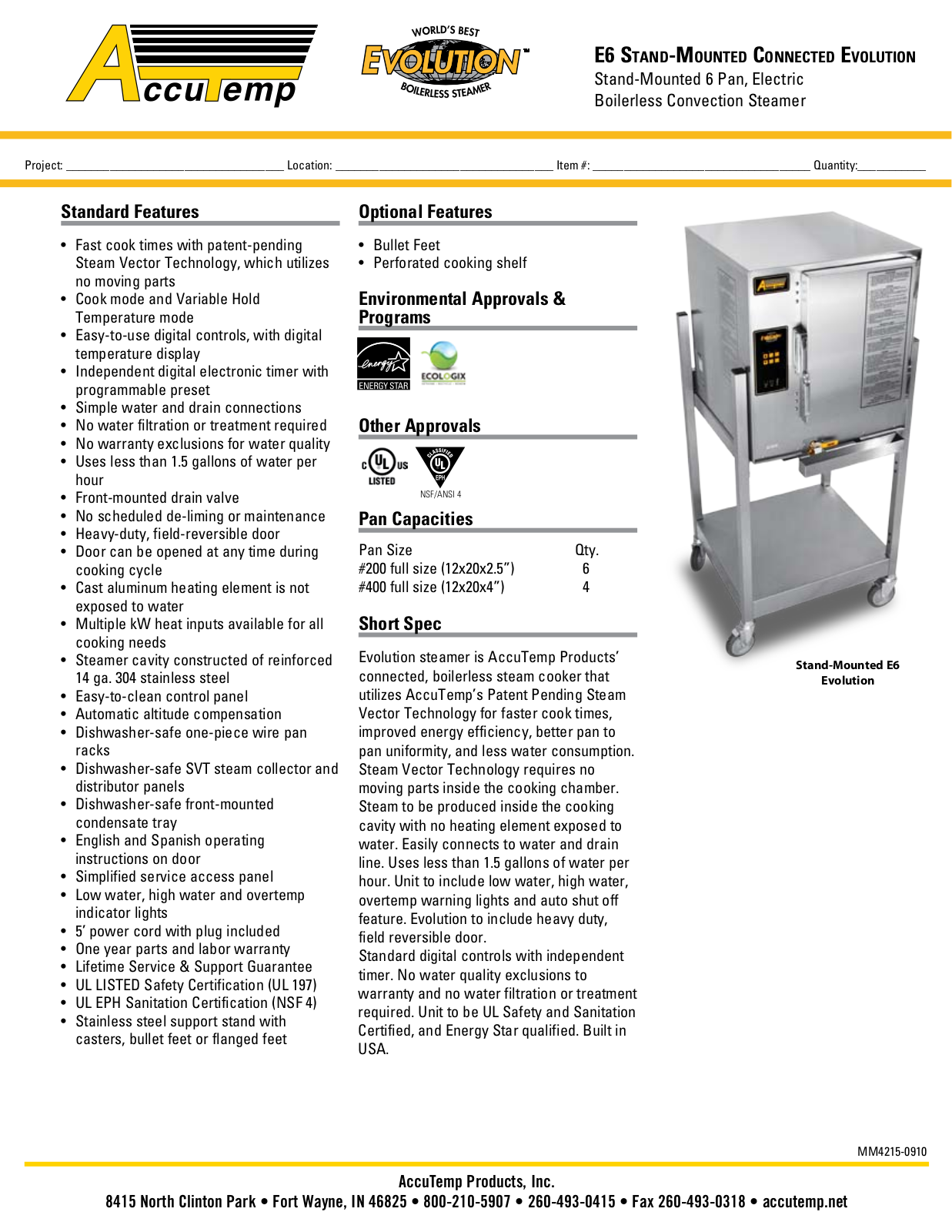 AccuTemp E62083E150 SGL, E62081E060SGL User Manual