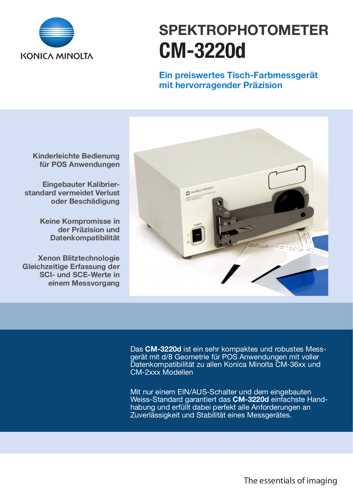 Minolta CM-3220D User Manual