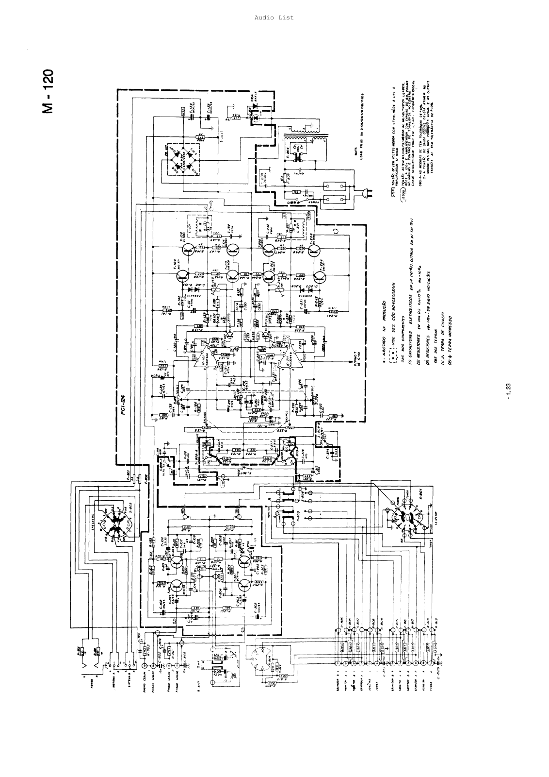 Gradiente M-120 Schematic