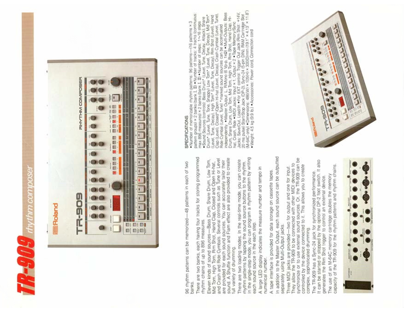 Roland Corporation TR-909 User's Manual