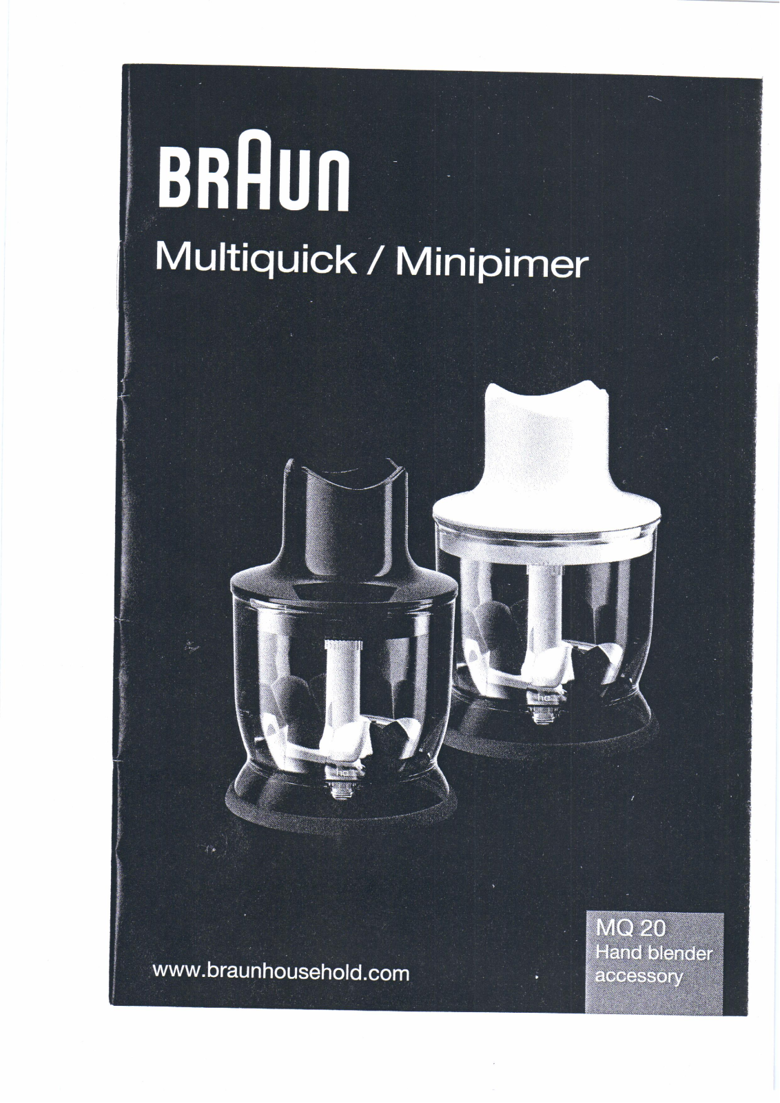 Braun MQ20 User Manual