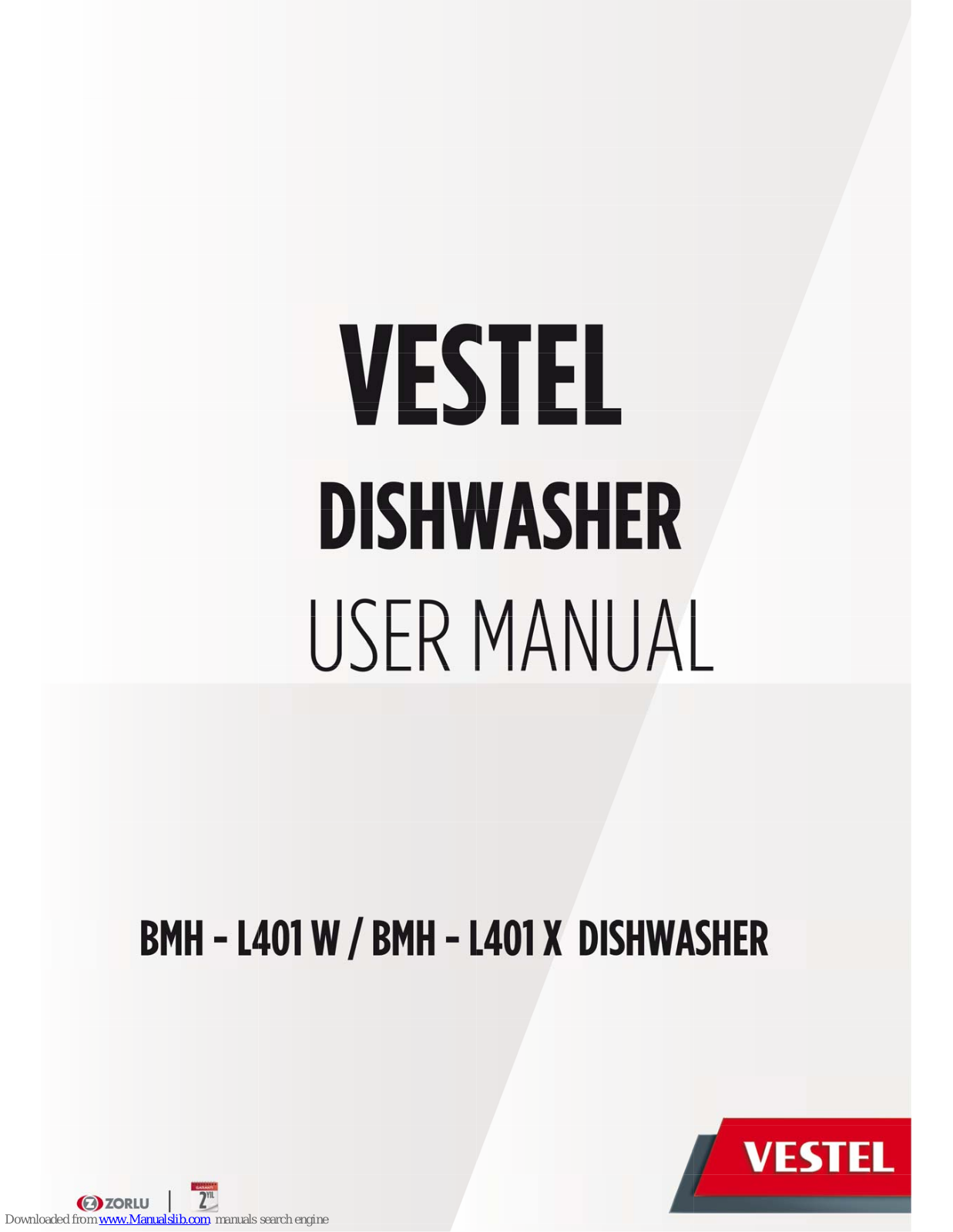 VESTEL BMH-L401 W, BMH-L401 X User Manual