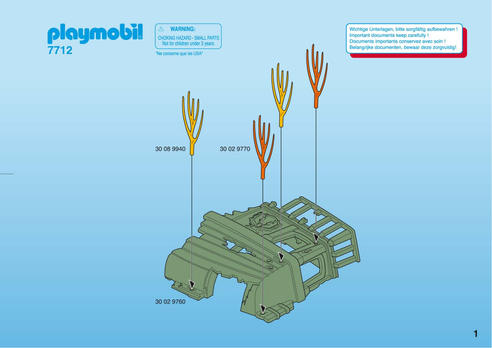 Playmobil 7712 Instructions