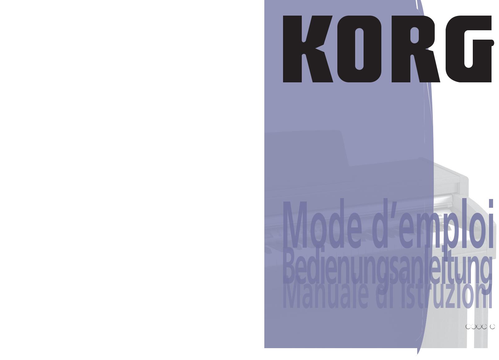 Korg C-520 User Manual