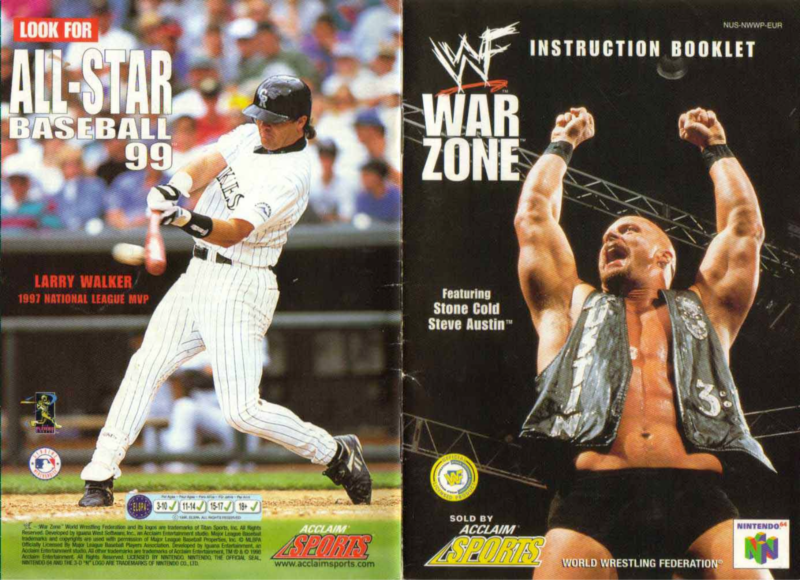 Nintendo N64 WWF War Zone User Manual - ManualMachine.com