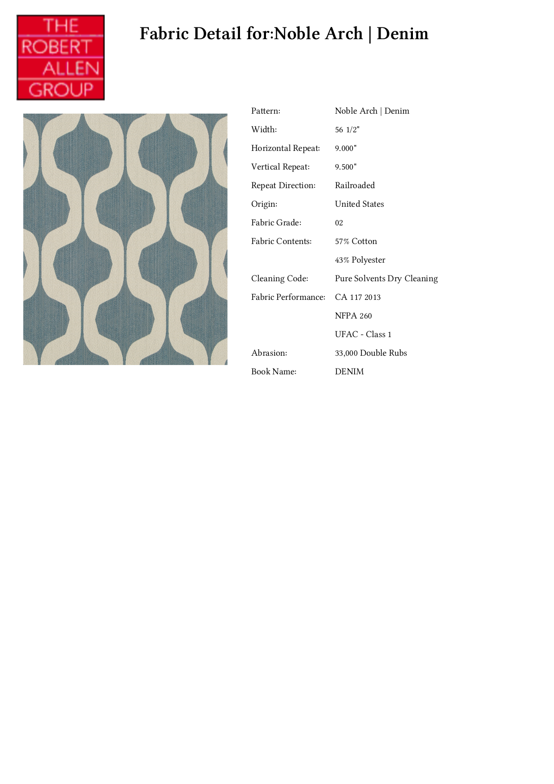 Robert Allen RALF1619 Specifications - ManualMachine.com