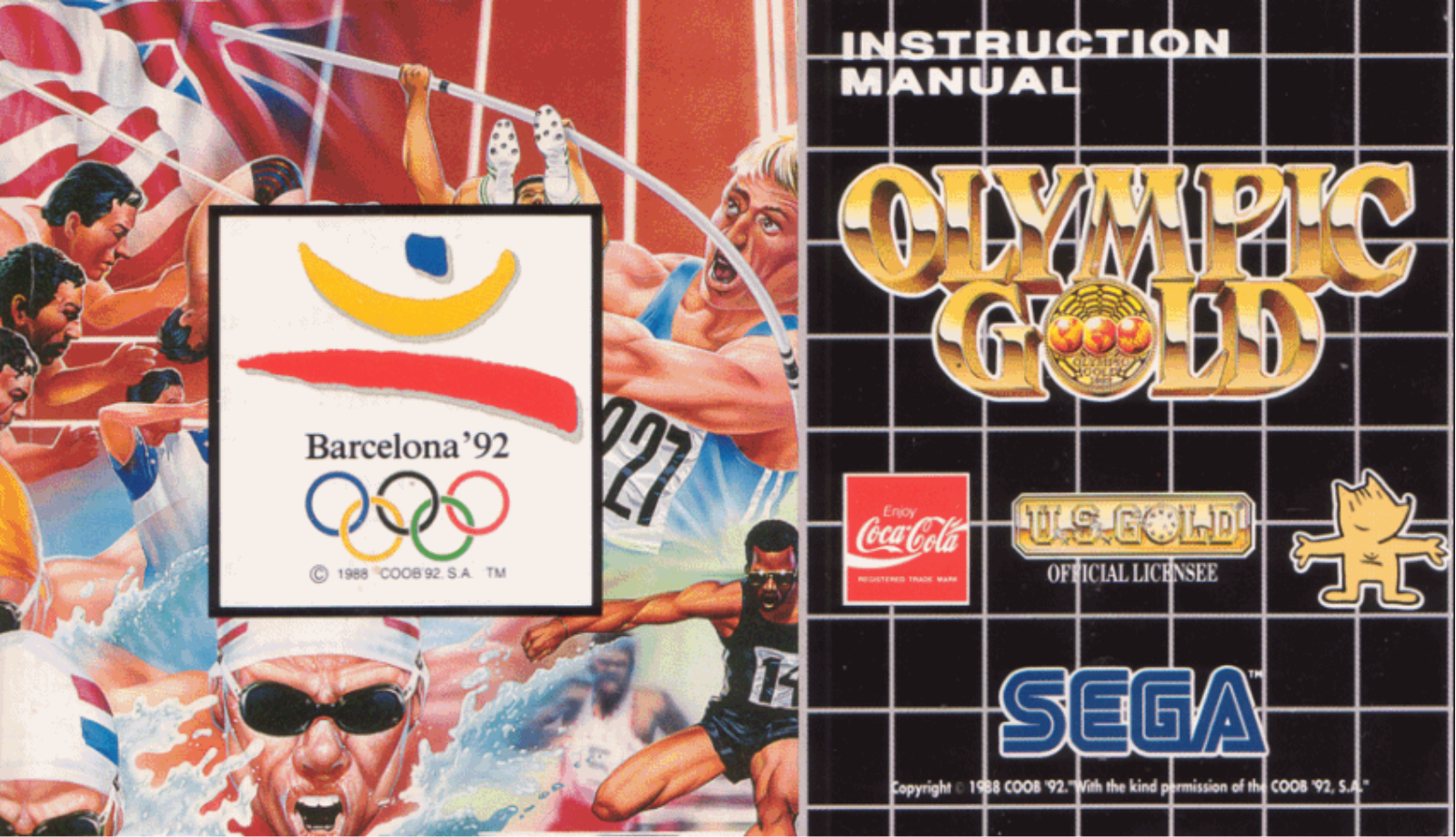 GAMES SEGA GENESIS & MEGADRIVE & MEGA-CD & MEGA-CD 2 OLYMPIC GOLD User Manual