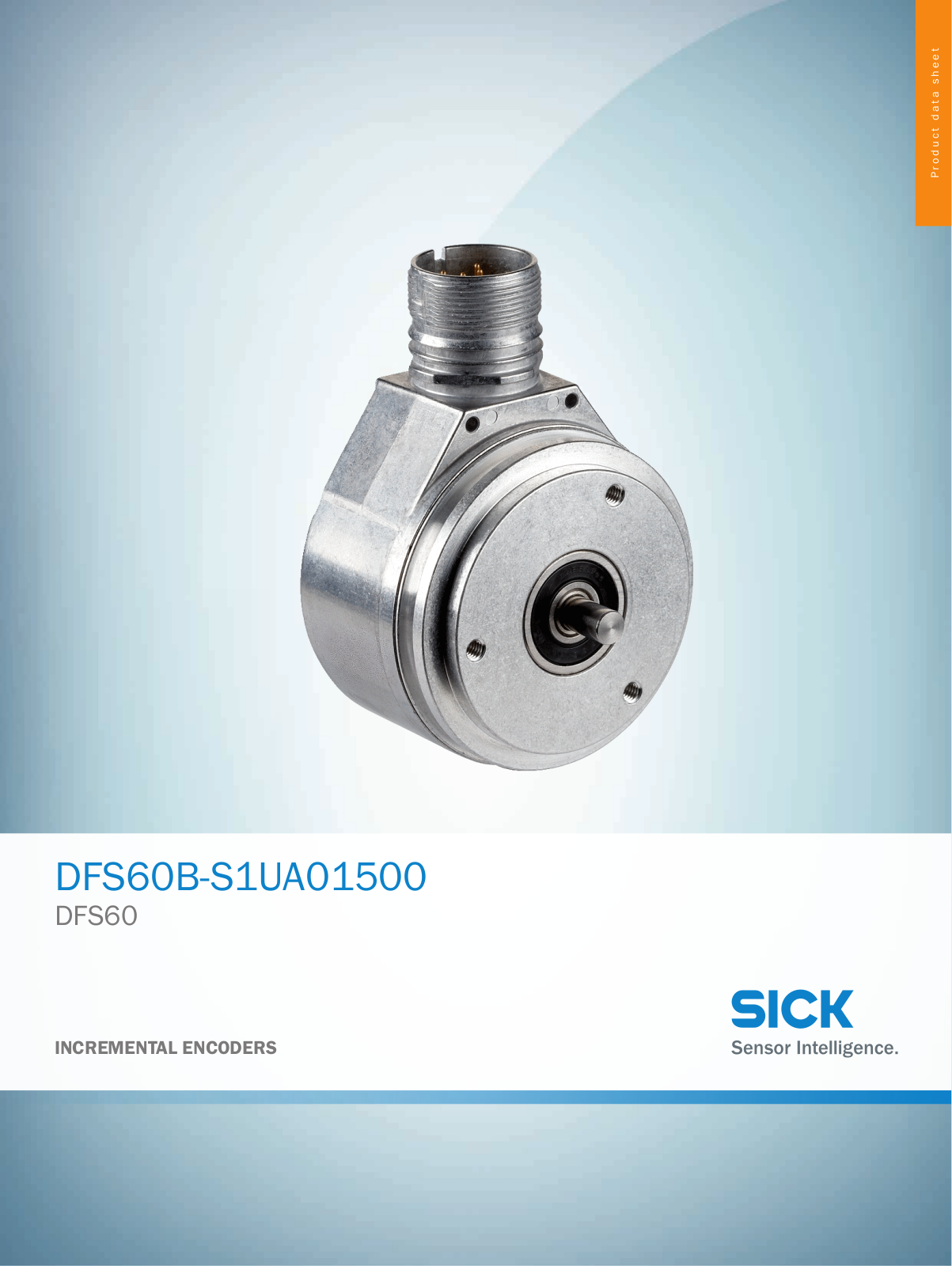 Sick DFS60B-S1UA01500 Data Sheet