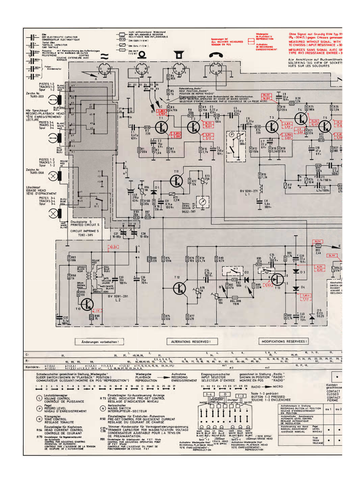 Grundig TK-146-U Schematic