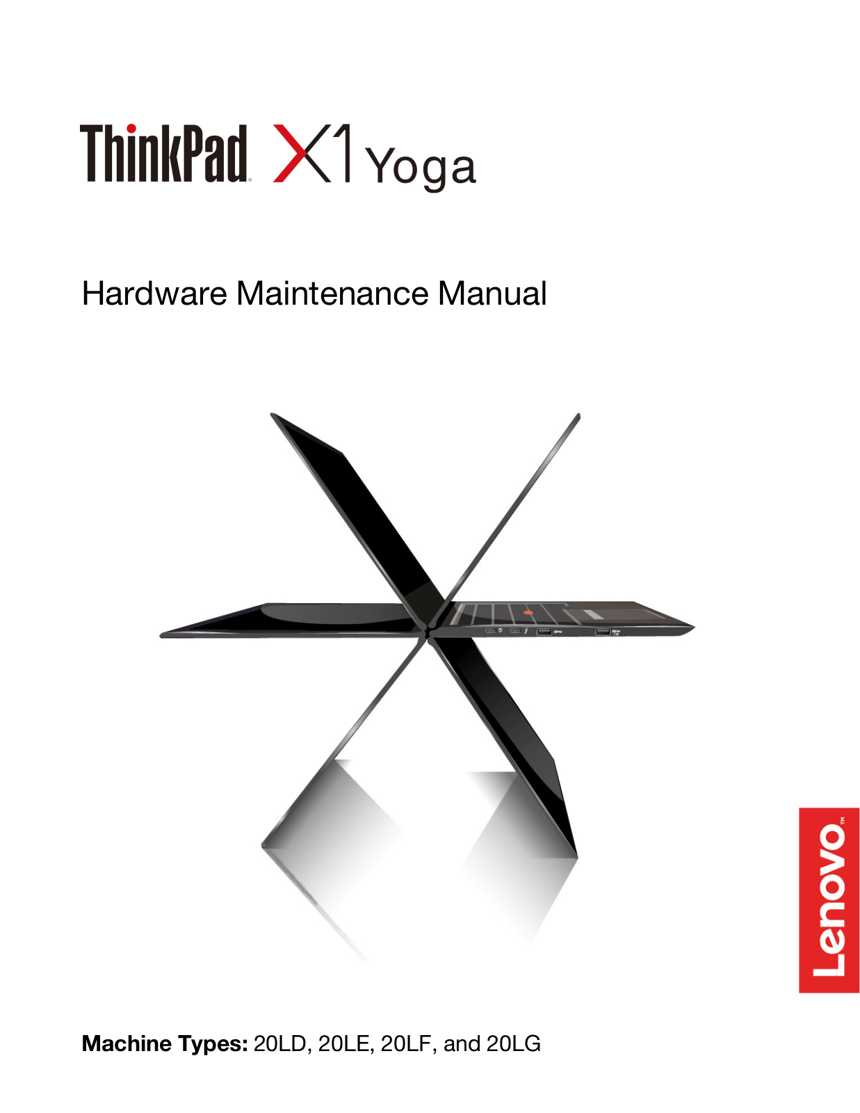 Lenovo X1 Yoga Gen 3 Maintenance Manual