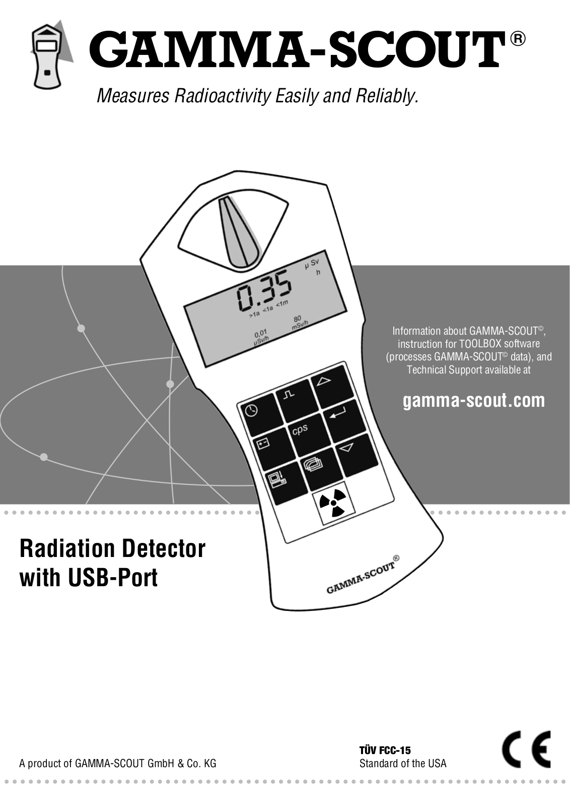 Gamma Scout Rechargeable User guide