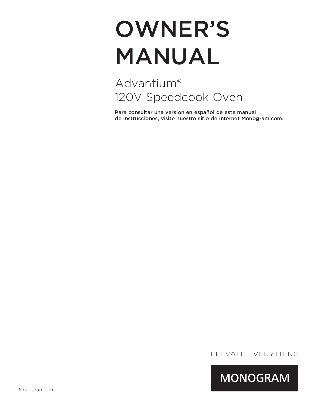 GE ZSA1202RSS01, ZSA1202J3SS, ZSA1202J2SS, ZSA1202J1SS, ZSA1201J3SS Owner’s Manual