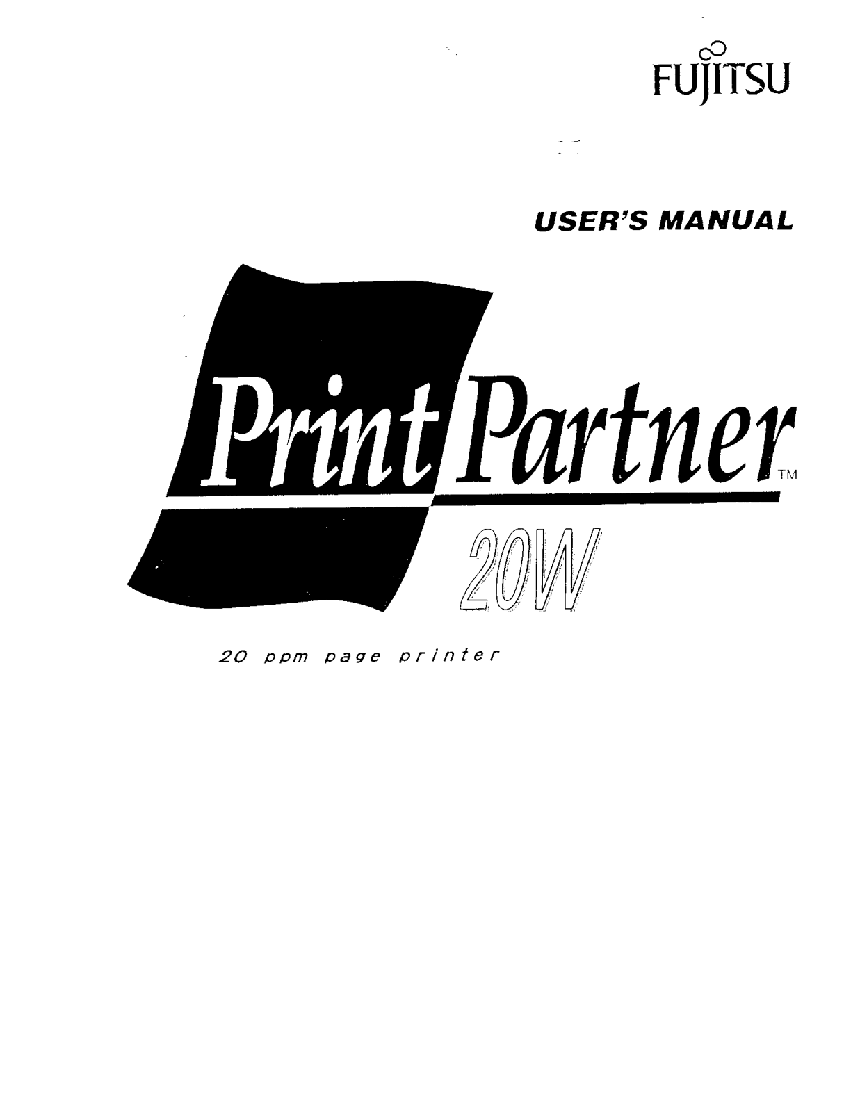 Fujitsu DP049M385420W Users Manual