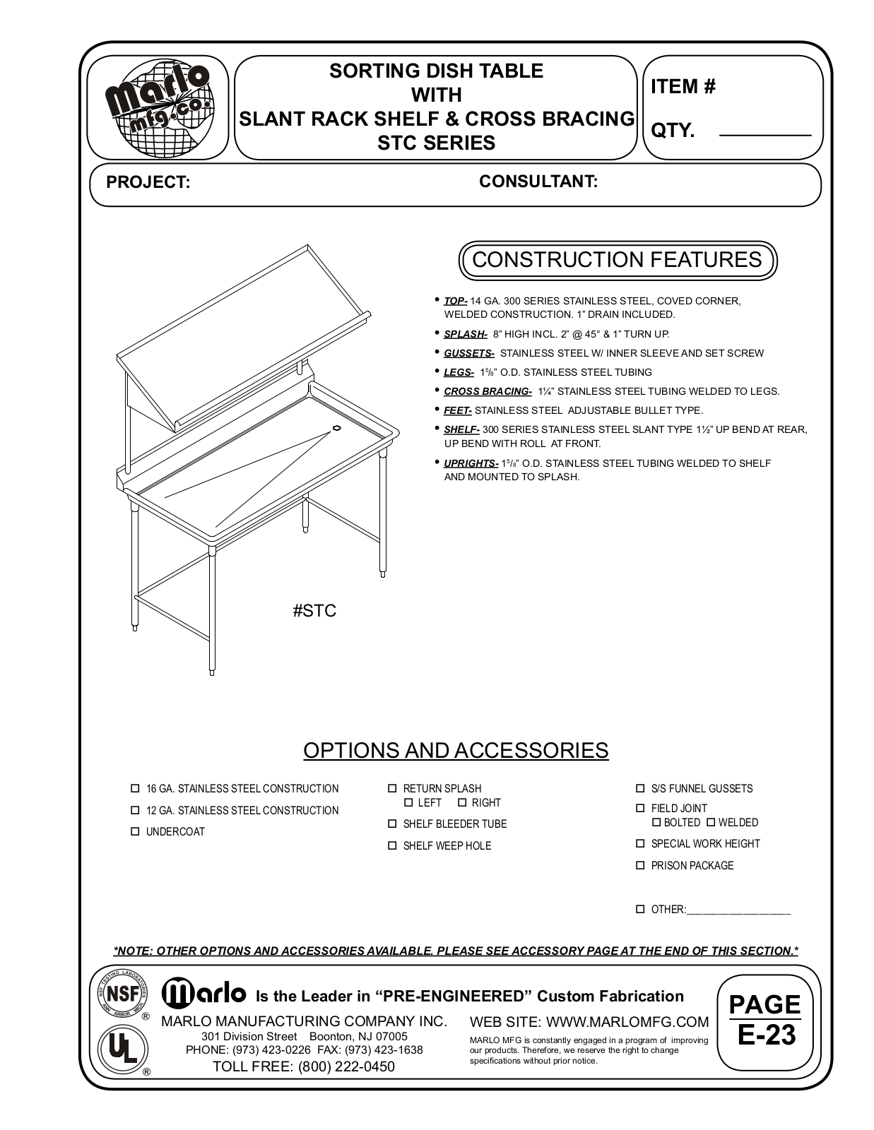 Marlo 4STC7230 User Manual