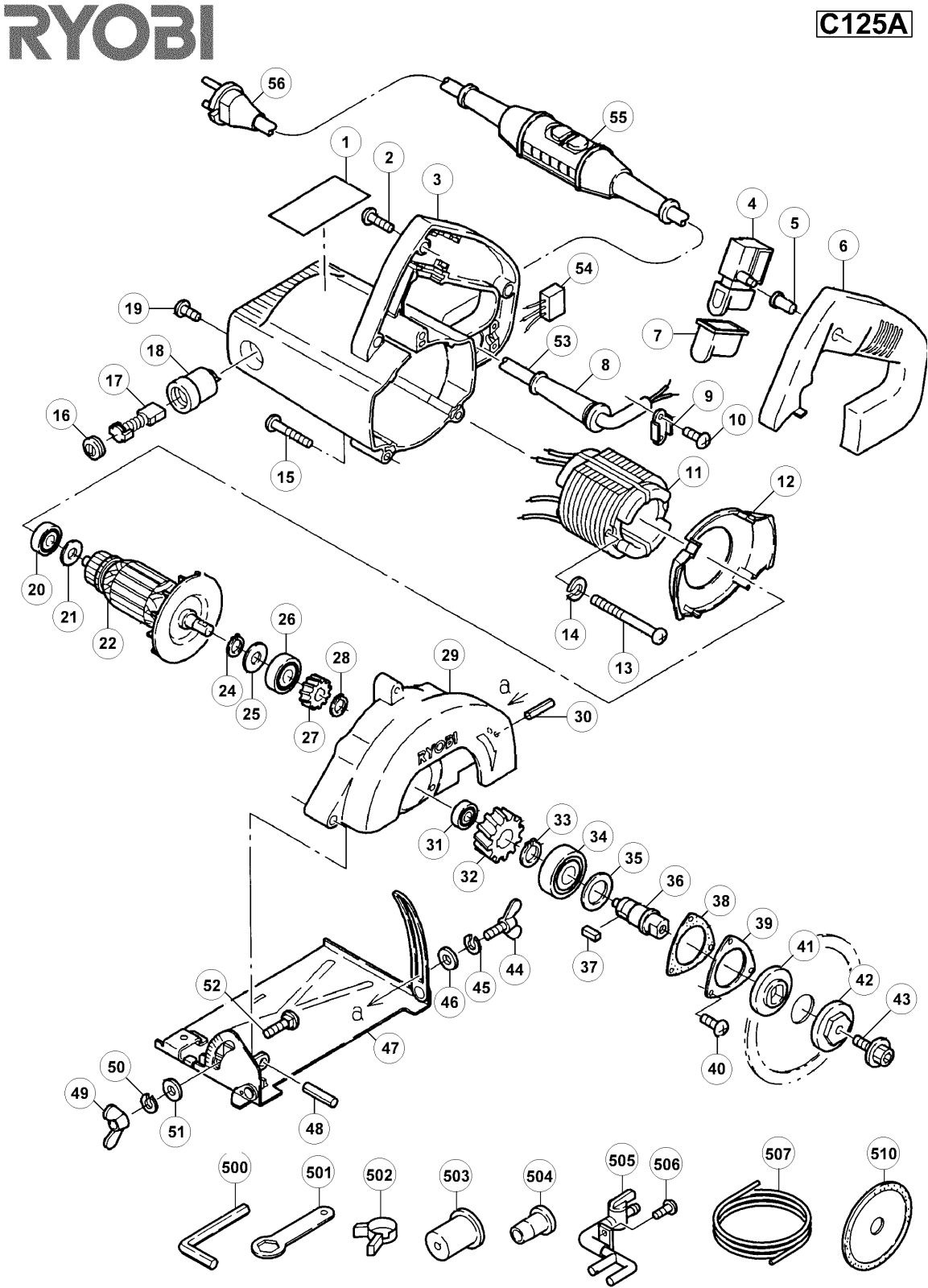 RYOBI C125A User Manual