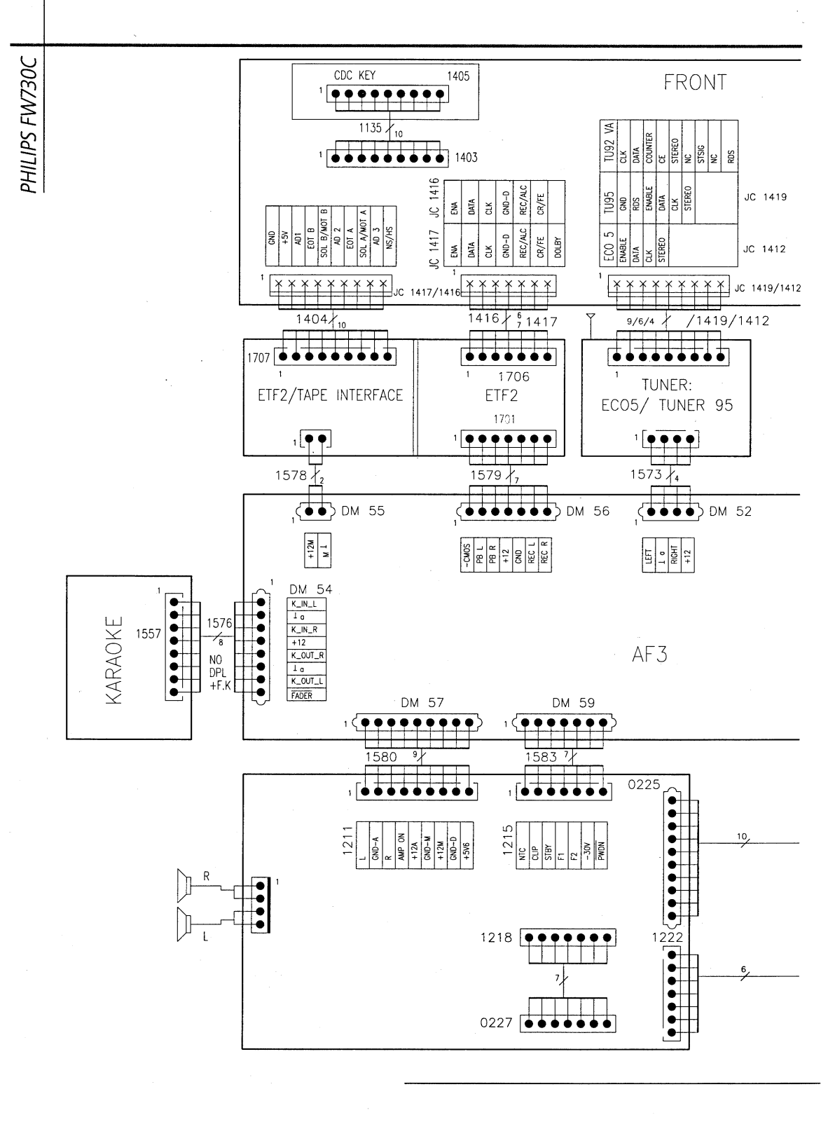 Philips FW-730-C Schematic