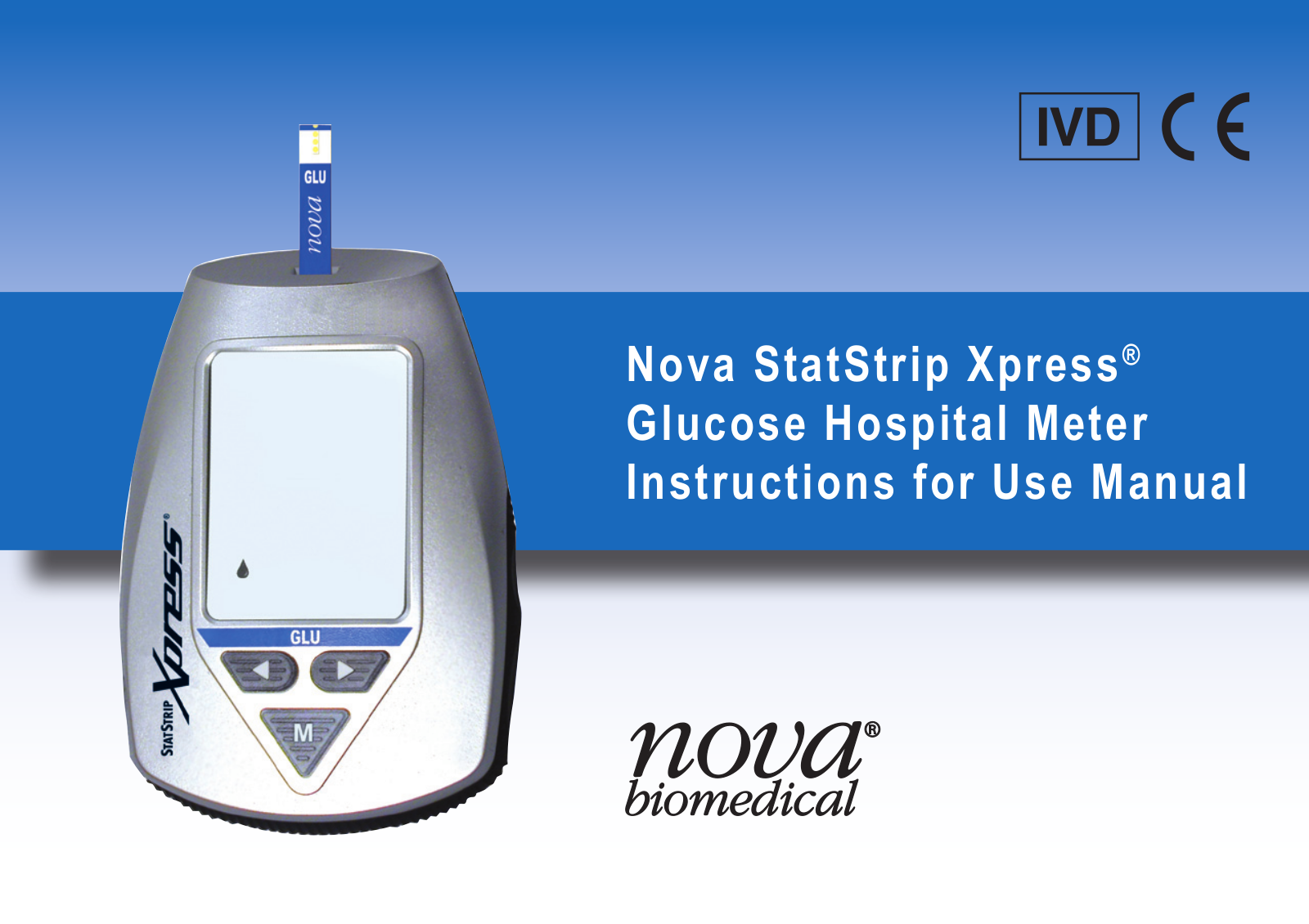 Nova Biomedical Nova StatStrip Xpress Glucose Meter User Manual