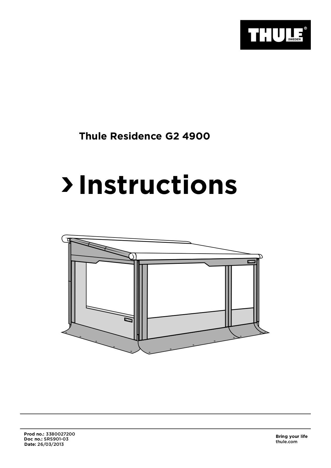 Thule G2 4900 User Manual