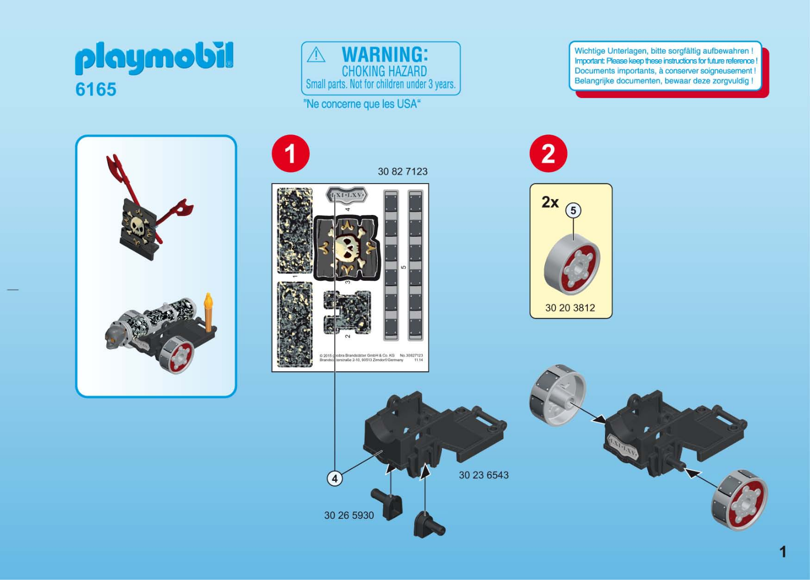 Playmobil 6165 Instructions