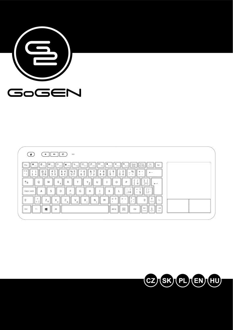 GoGEN KG3602 User Manual