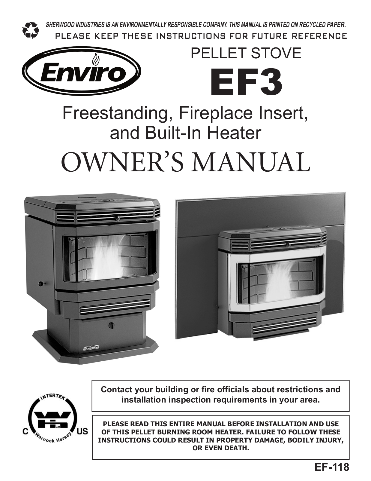 Enviro EF3 User Manual 2